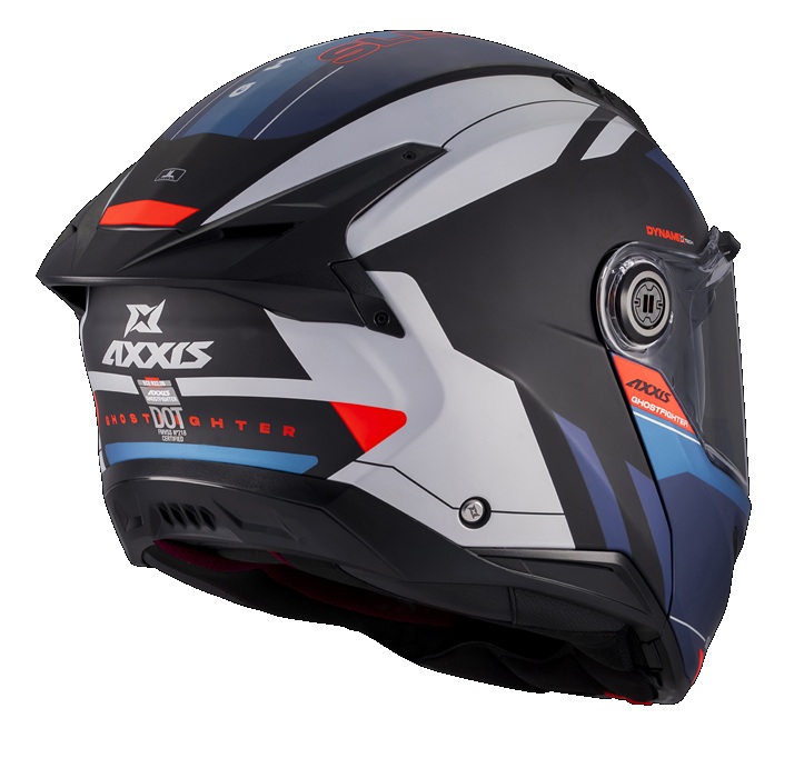 Casca modulabila (flip-up) Axxis GhostFighter SV Sleek B7 albastru mat (ochelari soare integrati) Pinlock Ready – tip viziera: MT-V-36 - Albastru mat, M (57/58cm)