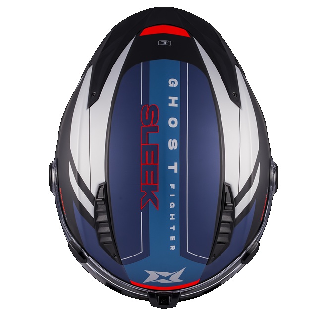 Casca modulabila (flip-up) Axxis GhostFighter SV Sleek B7 albastru mat (ochelari soare integrati) Pinlock Ready – tip viziera: MT-V-36 - Albastru mat, M (57/58cm)