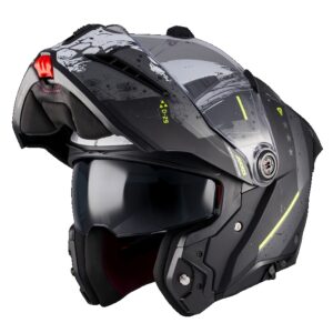 Casca modulabila (flip-up) Axxis GhostFighter SV D29 B2 gri mat (ochelari soare integrati) Pinlock Ready – tip viziera: MT-V-36, M (57/58cm)