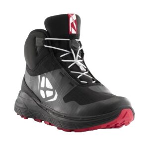 Ghete moto Urban/Adventure barbati All Season Ixon model Snake WP MS culoare: negru/alb/rosu, 47