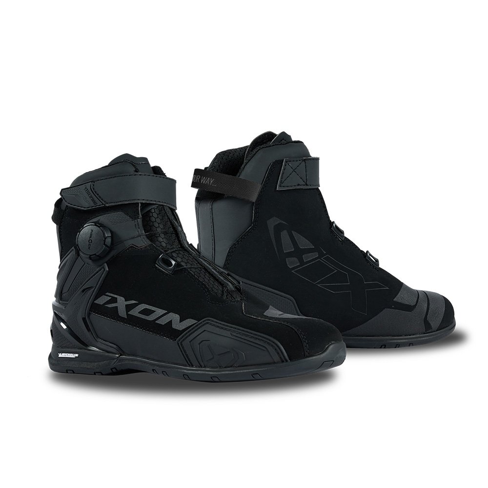 Ghete moto Roadster femei All Season Ixon model Bull 2 WP LS culoare: negru (100% waterproof), 38