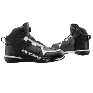 Ghete moto Urban/Roadster femei All Season Ixon model Vyper WP LS culoare: negru/alb (100% waterproof), 39