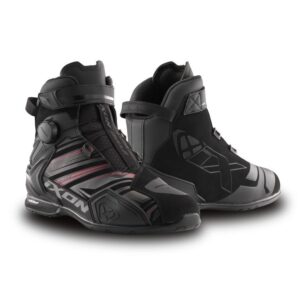 Ghete moto Roadster barbati All Season Ixon model Bull 2 WP ULTRA MS culoare: negru/antracit/rosu (100% waterproof), 43