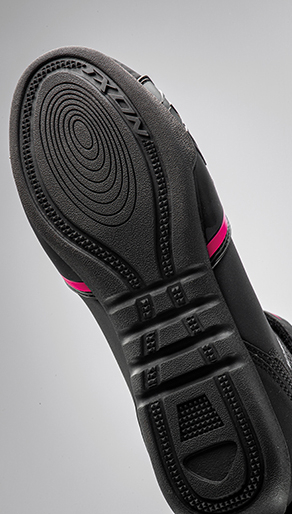 Ghete moto Roadster femei All Season Ixon model Gambler LS culoare: negru/fuchsia (roz), 36