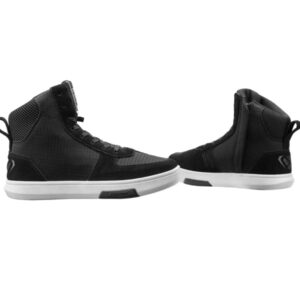 Ghete moto Urban femei vara Ixon model Ghost Air LS culoare: negru/alb, 38