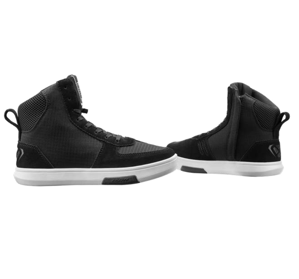 Ghete moto Urban femei vara Ixon model Ghost Air LS culoare: negru/alb, 40