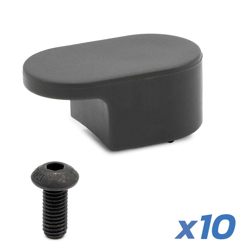 Carlig aripa spate pentru Ninebot Max G30 - set 10 buc negru
