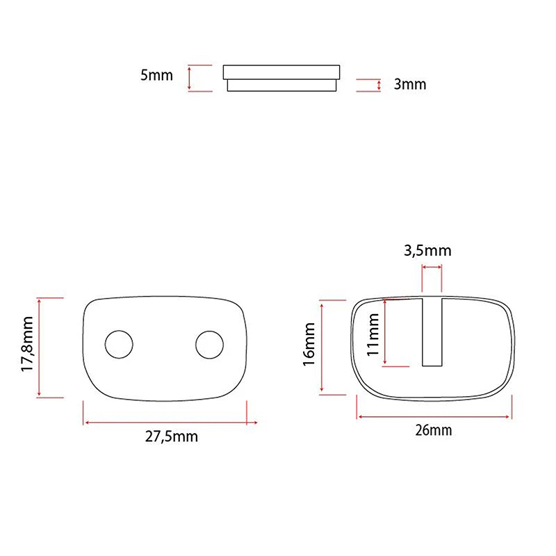 Placute de frana ceramice Ewheel RS003-C - Set 2 buc