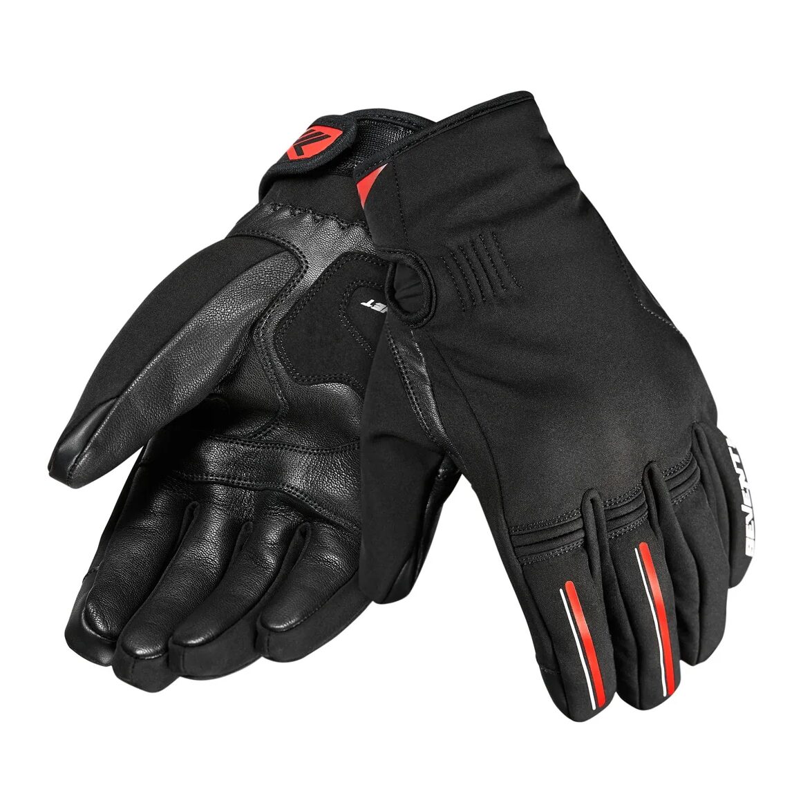 Manusi barbati Naked/Urban iarna Seventy model SD-N11 Hornet negru/alb/rosu - WinterTex, M (8 cm)