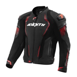 Geaca (jacheta) motociclete barbati Racing Seventy all season/iarna model SD-JL24 Spoiler culoare: negru/rosu, 4XL