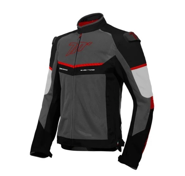 Geaca (jacheta) barbati Racing vara Seventy model SD-JR60 Thunder culoare: gri/rosu, M