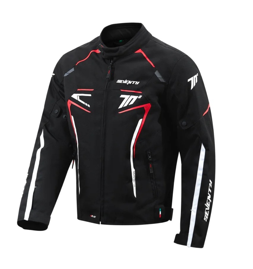 Geaca (jacheta) barbati Racing Seventy iarna model SD-JR65 Piston culoare: negru/rosu/alb, 4XL