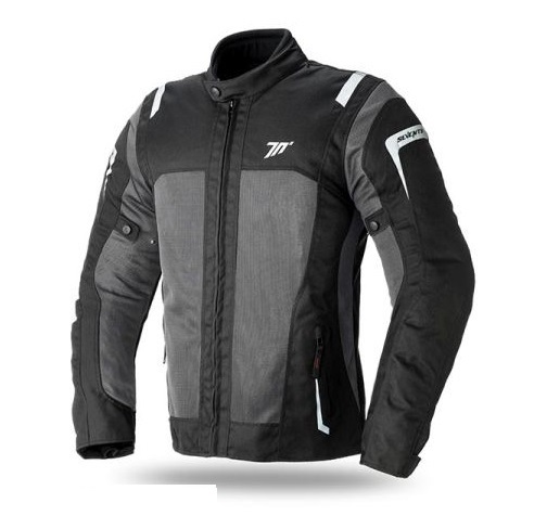 Geaca (jacheta) motociclete barbati Touring Seventy vara model SD-JT44 culoare: negru/gri, XXXL