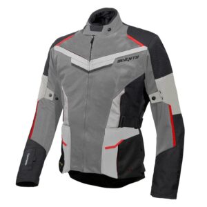 Geaca (jacheta) motociclete barbati Touring Seventy vara model SD-JT70 Atacama culoare: negru/gri/rosu, 4XL