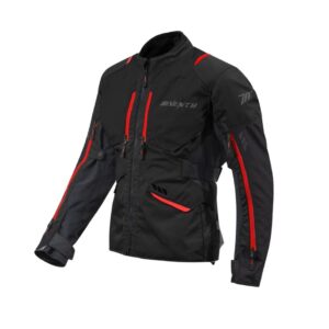 Geaca (jacheta) motociclete barbati ADV/Touring Seventy all season/iarna model SD-JT67 Tanami culoare: negru/rosu, M