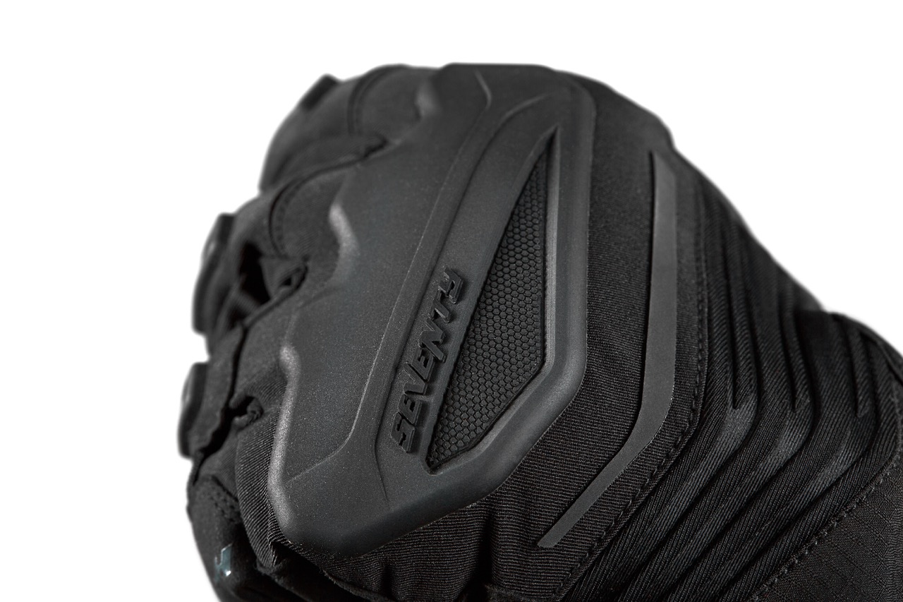 Manusi barbati Touring/Adventure iarna Seventy model SD-T13 Aspen Light negru/rosu - WinterTex, XXL (11 cm)