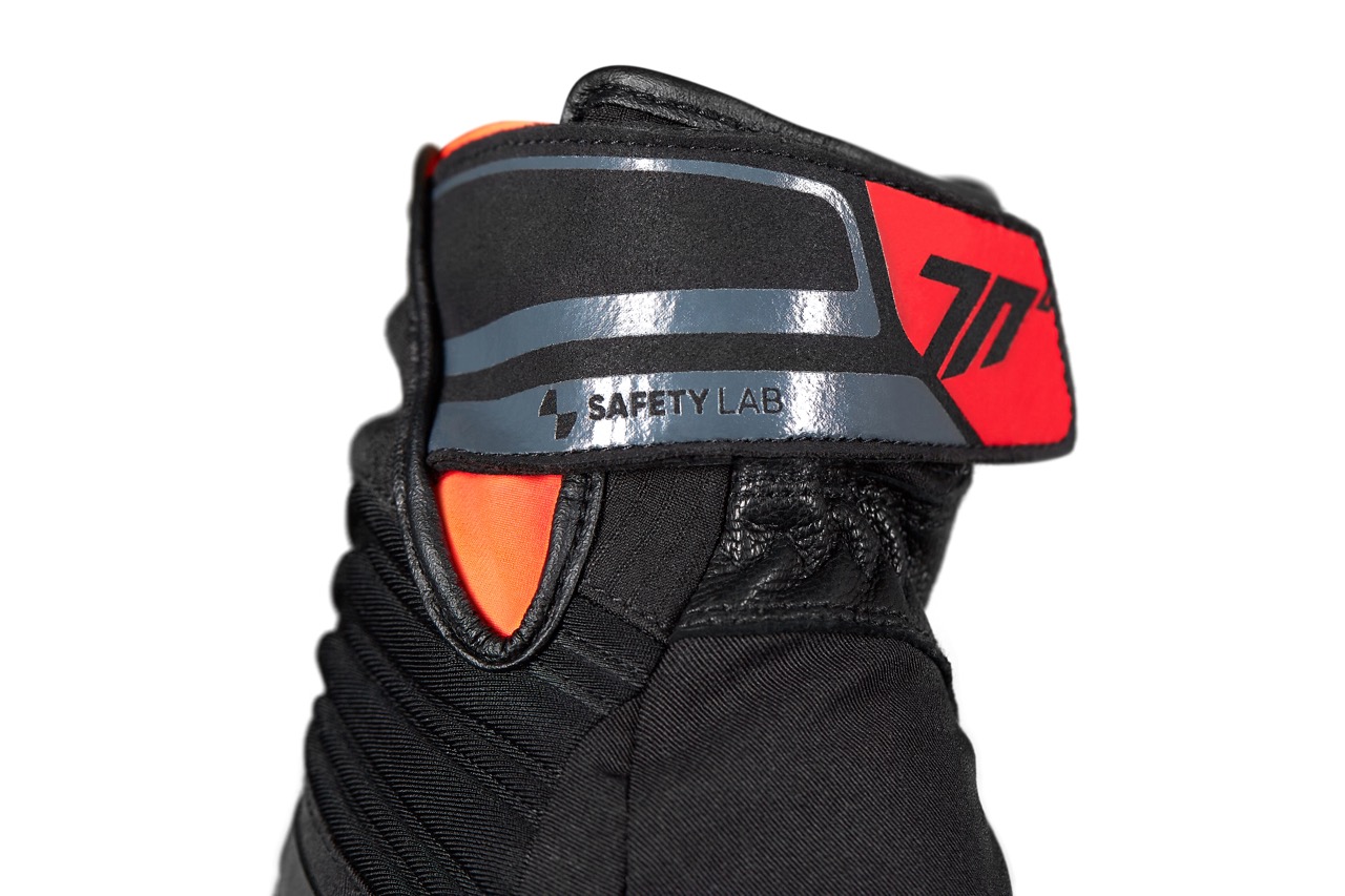 Manusi barbati Touring/Adventure iarna Seventy model SD-T13 Aspen Light negru/rosu - WinterTex, XL (10 cm)