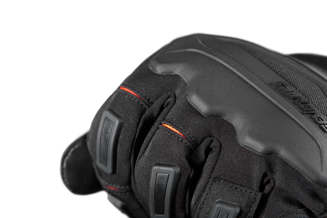 Manusi barbati Touring/Adventure iarna Seventy model SD-T13 Aspen Light negru/rosu - WinterTex, XL (10 cm)