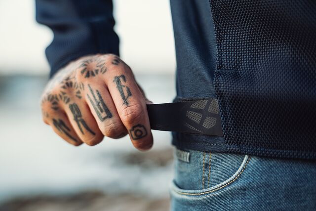 Geaca (jacheta) motociclete barbati Urban/Roadster Ixon vara model Shadow MS culoare: navy (albastru), XXXL