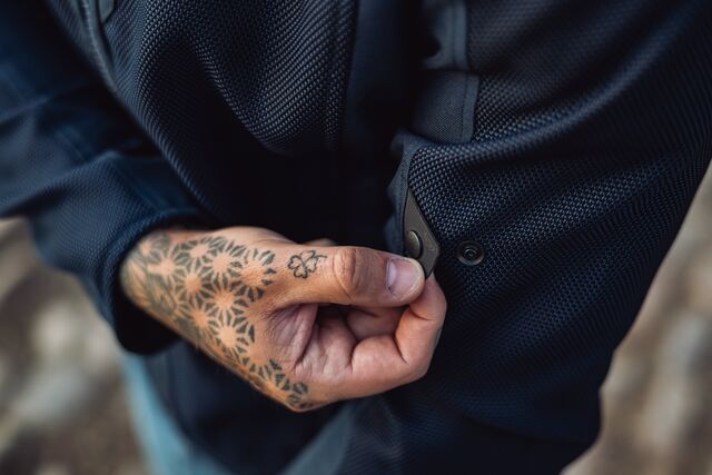 Geaca (jacheta) motociclete barbati Urban/Roadster Ixon vara model Shadow MS culoare: navy (albastru), XXXL