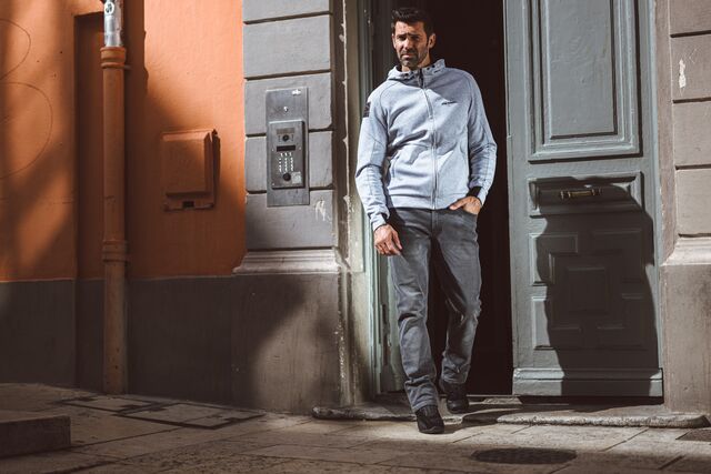 Blugi (jeans) moto barbati Ixon model Tony culoare: gri (Cordura® Denim) - clasa AA, US32