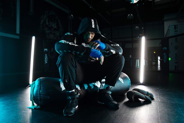 Geaca (hanorac tip hoodie) motociclete barbati Urban Ixon vara model Venum Touch-R MS culoare: negru/alb, XS