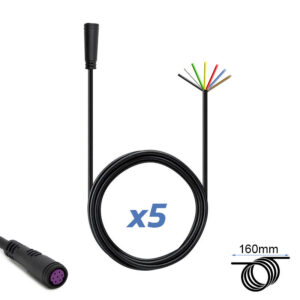 Conector Waterproof 8mm 7 Pin 5F