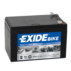 Baterie moto 12V 12Ah (AGM 12-12F) AGM fara mentenanta (sigilata) Exide - maintenance free
