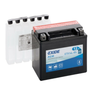Baterie moto 12V 12Ah (YTX14L-BS) AGM fara mentenanta (sigilata) Exide