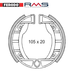 Set saboti frana fata-spate Ferodo FSB910A - Beta - Fantic - Garelli Junior - Piaggio Bravo - Ciao - Si - Vespino - Rizatto Atala 2T 50cc