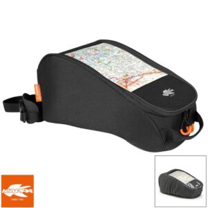 Geanta rezervor motocicleta Kappa - model ST113 Tanklock (volum: 9L) - culoare: negru - fixare pe rezervor, cu prindere speciala