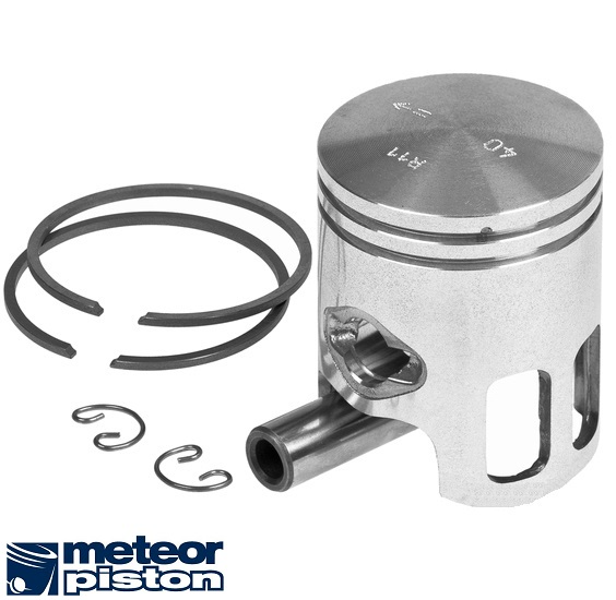 Piston Aprilia Rally - Scarabeo - Sonic - SR - Malaguti F10 - F12 - F15 - MBK Nitro - Yamaha Aerox - Neos 2T 50cc D42.00 bolt 10