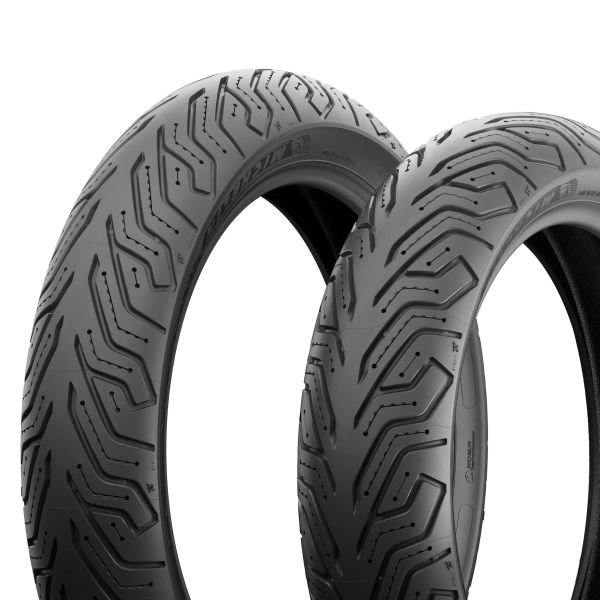 Anvelopa 90/90-10TL Michelin City Grip Saver 50J OSMI - fata/spate