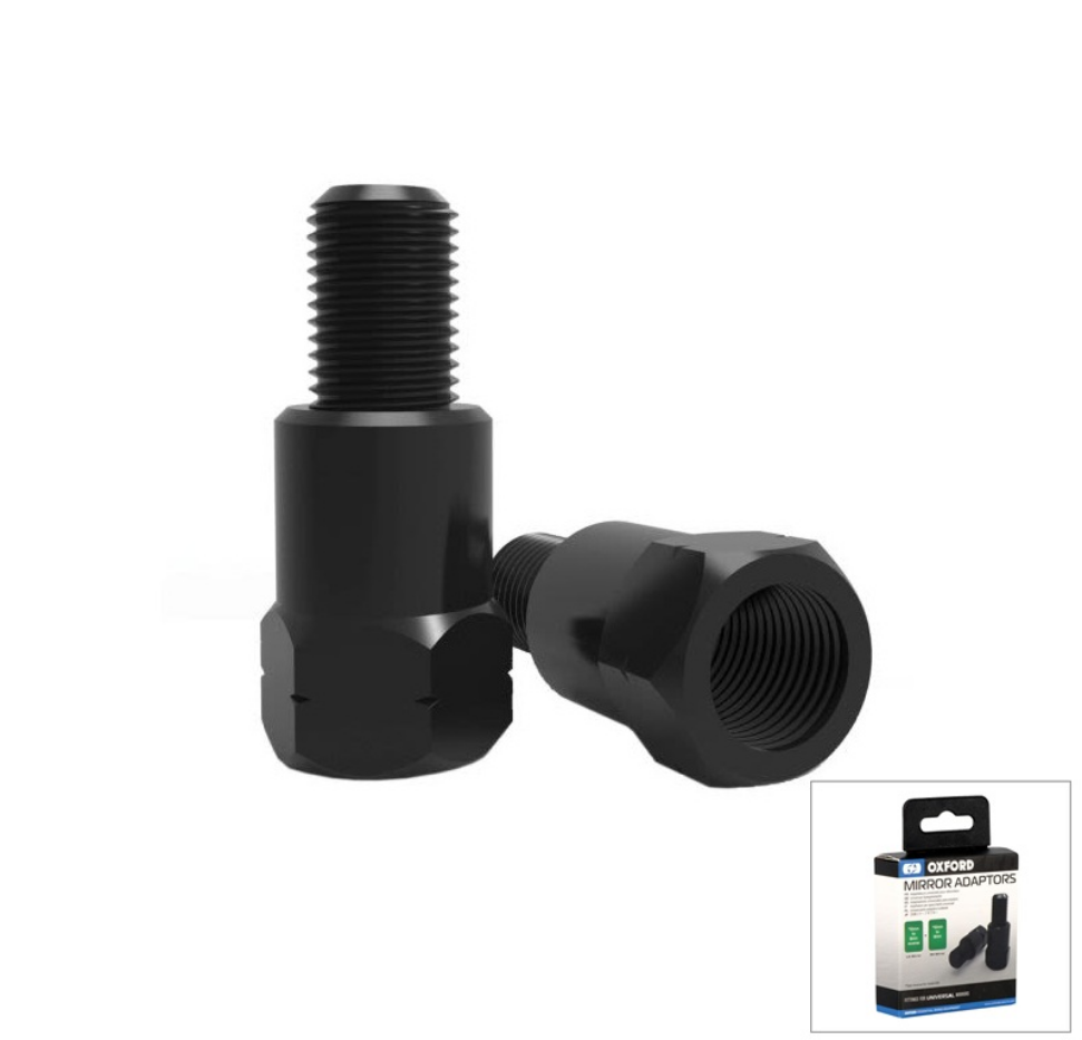 Adaptor pentru oglinzi de la M8 (tata) la M10 (mama) - set 2 bucati (dreapta-stanga) (sens filet: normal)