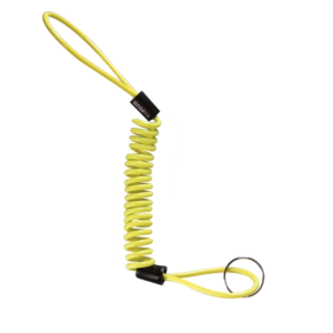 Cablu atentionare lacat antifurt disc frana Oxford OX795 lungime 1200 mm (cand este intins) - culoare: galben