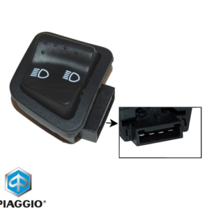 Buton lumini (faza scurta-lunga) original Aprilia Sport City - Gilera Runner SP - Piaggio Fly - Liberty - NRG Power - Zip 50-100cc