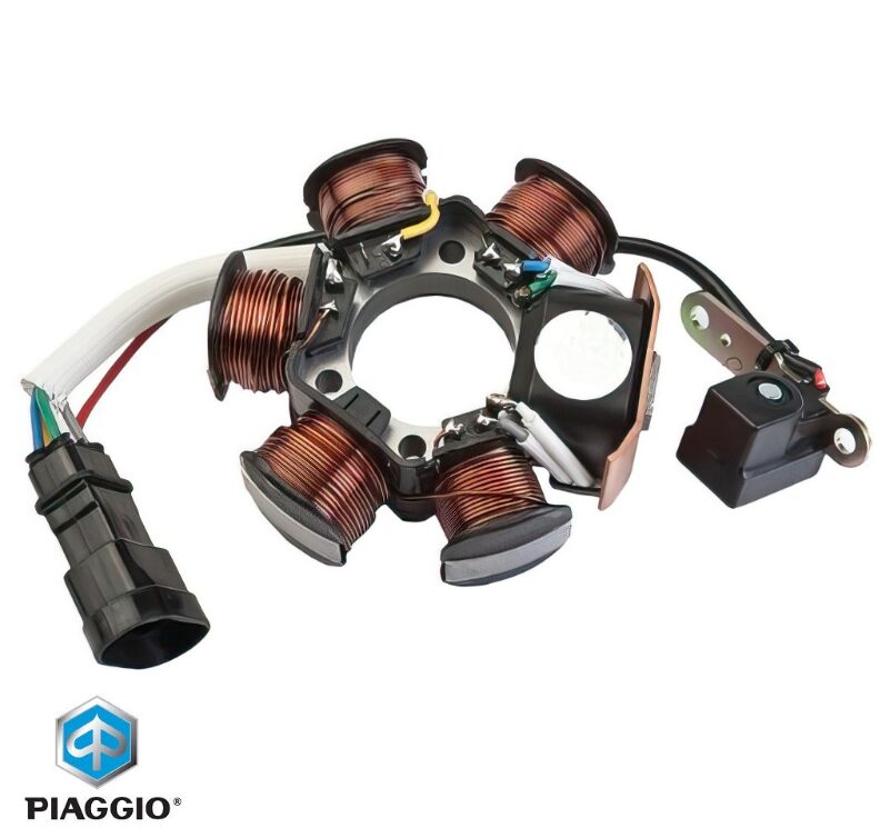 Magnetou (stator aprindere) original Aprilia SR (04-) - Derbi - Gilera Runner - Piaggio NRG - Vespa LX - Primavera - S 2T 50cc
