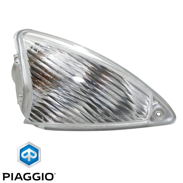 Semnalizare fata dreapta transparenta originala Piaggio Liberty 50 MOC (09-16) - Liberty 125 (09-15) - Libeerty 150 MOC (09-13)