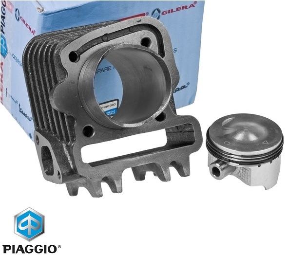 Set motor (kit cilindru) original Aprilia Scarabeo - Derbi Atlantis-Boulevard - Piaggio Fly - Free - Liberty - Zip 4T AC 100cc D50.00 bolt 13