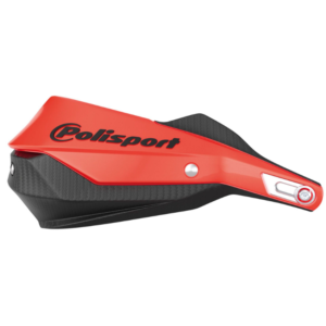 Set protectii maini (hand guard) aluminiu adventure/enduro Polisport Trail Blazer – culoare: rosu/negru