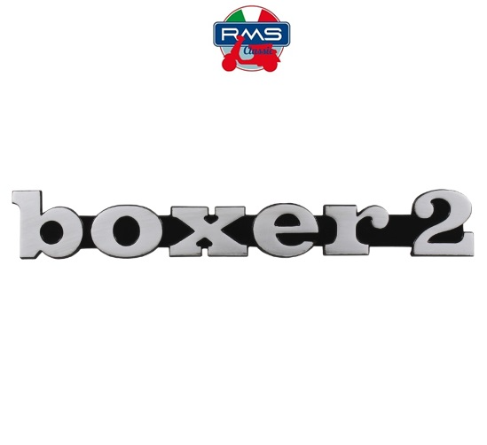 Emblema laterala scris "Boxer 2" moped Piaggio Boxer 2 (70-72) 2T AC 50cc