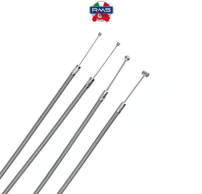 Set cabluri moped Piaggio Ciao 50 (70-81) - Ciao 50 1 (67-70) - Ciao 50 SC (70-81) 2T AC 50cc (kit 4 cabluri) - culoare camasa: gri