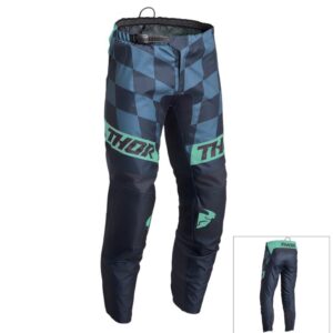 Pantaloni cross-enduro copii Thor model Sector Birdrock culoare: albastru – marime 28