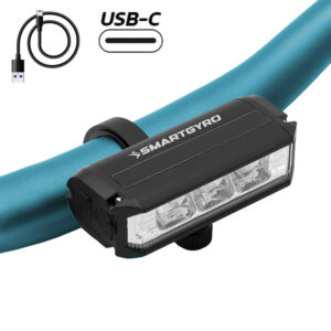 Lumina frontala LED reincarcabila trotineta electrica USB-C PRO HD SmartGyro