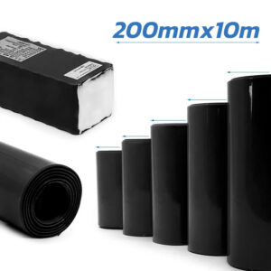 Tub termocontractabil trotineta, bicicleta electrica 200m 10m Negru