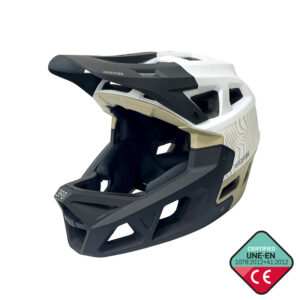 Casca trotineta, bicicleta electrica INTEGRA Sport Alb-Verde militar M