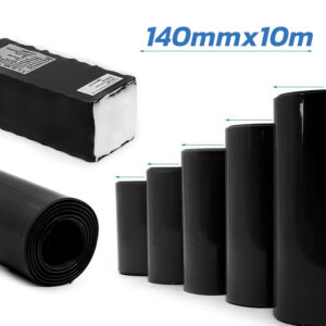 Tub termocontractabil trotineta, bicicleta electrica 140m 10m Negru