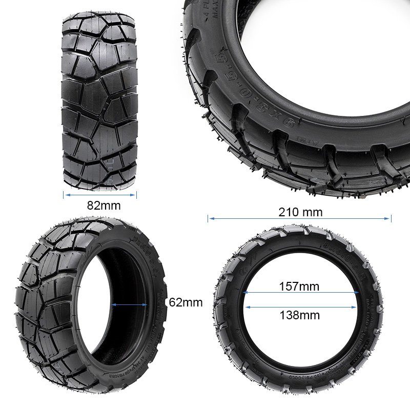 Anvelopa Tubeless Offroad trotineta electrica Ewheel Rhinotrack 9x3-5.5 pentru Kukirin G2 Pro