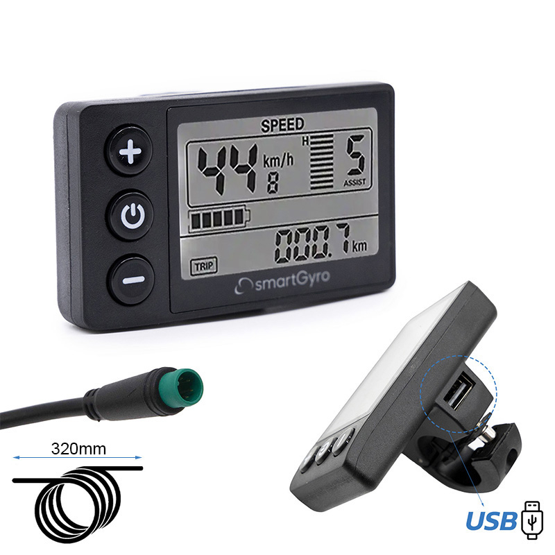 Display trotineta electrica SmartGyro S866 impermeabil cu cablu USB
