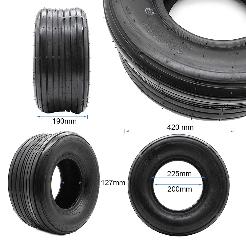 Anvelopa Tubeless trotineta electrica Feiben 18x9.5-8/225/55-8 Liso